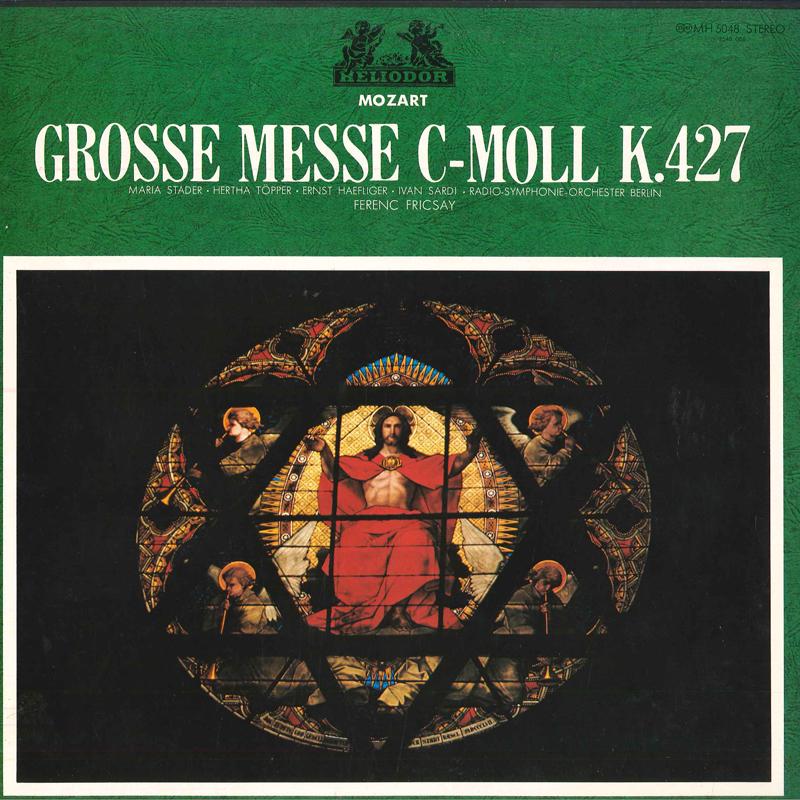 

LP Record F.FRICSAY - Mozart:grosse MESSE HELIODOR Japan Classical Used
