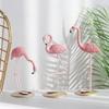 Creative Resin Figurines Crafts Ins Flamingo Ornament Home Living Room Desktop Decorations Desk Cartoon Accessories Miniatures