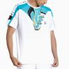 PUMA Geometric Pattern Printed Cotton Short Sleeve T-Shirt Men Tops White 598887-02