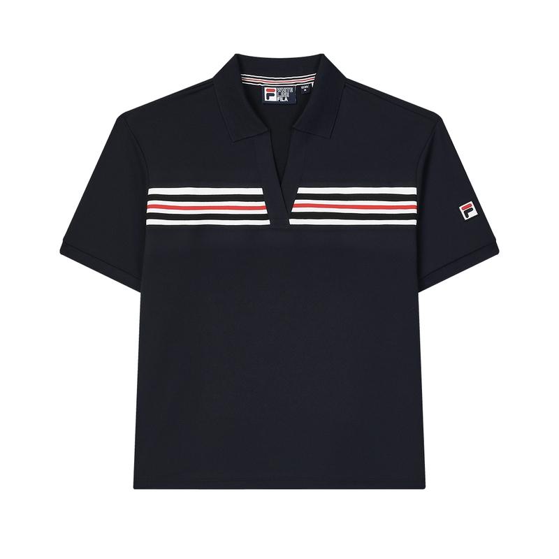 

New FILA Polo Shirts Women s Legend Blue F11W437104FNV 160/80A/S