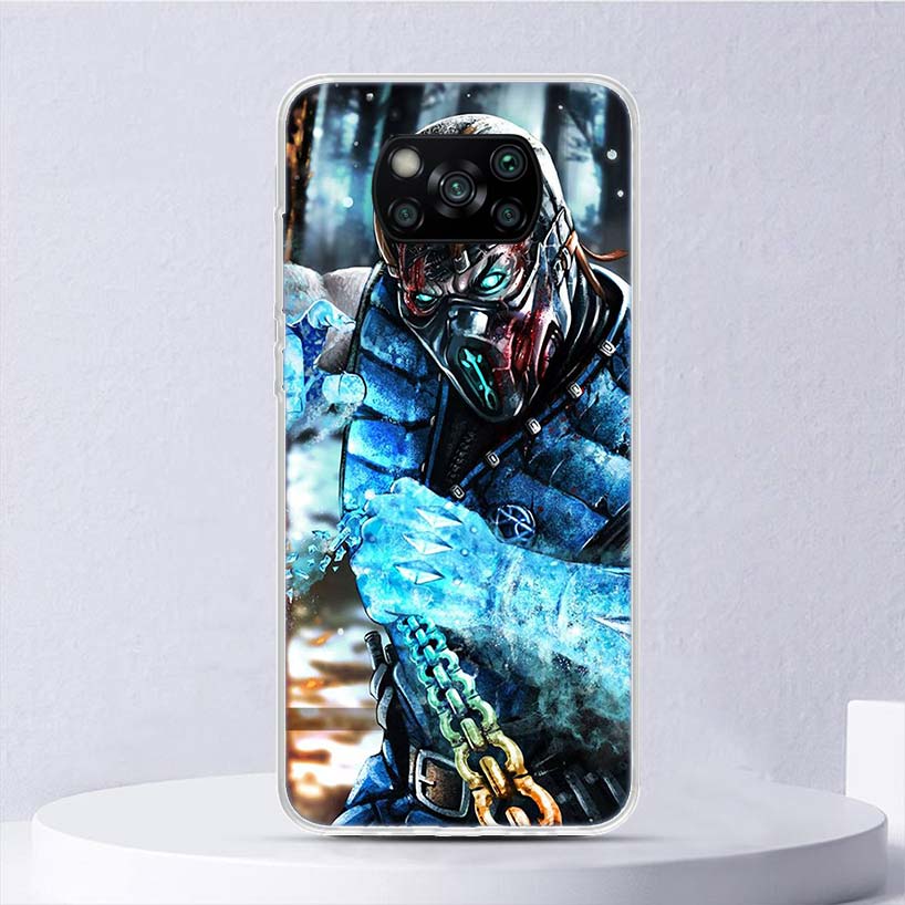 Mortal Kombat Soft Case For Xiaomi Poco X7 X6 X5 X4 X3 Nfc F6 F5 Pro Phone Cover F4 Gt F3 F2 F1 M5S M4 M3 M5 Funda Coque X3 NFC