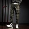 Jantour 2021 Pantalones Camuflaje para Hombre Algodón Casual Pantalones Cargo Militares Joggers Pantalones de Exterior para Hombre Bolsillos 3D Pantalones Harajuku
