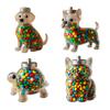 Animal-Shaped Candy Jar Airtight Storage Jar with Lid Cute Transparent Cat Dog Design Snack Jar for Kitchen Countertop Cabinet