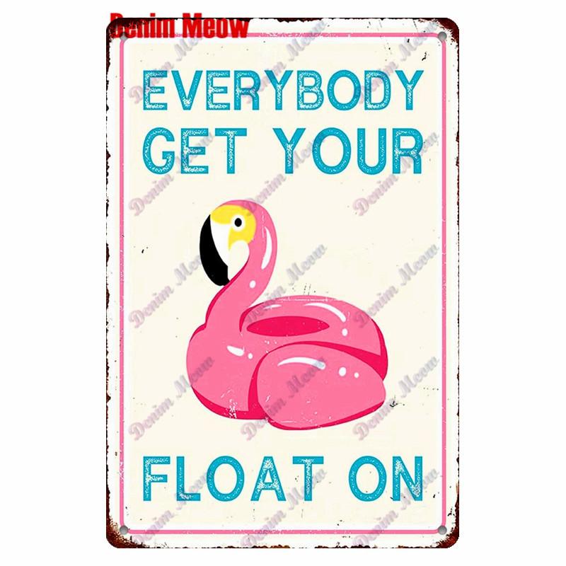 Retro Pool Rules Metal Sign Tin, Vintage Summer Swim Happy Place Plates, Wall Sign, Bar & Grill, Pub Decor, WY51