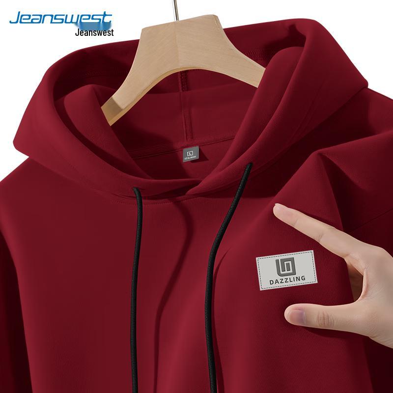 Jeanswest Men's Relaxed Fit Hooded Sweatshirt
