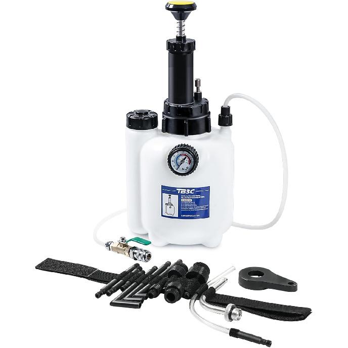 Transmission Fluid Transfer Pump,3L Manual Refill System Dispenser With Pressure Gauge,Automotive Transmission Dispenser Pump Tool Set Oil With 12Pc