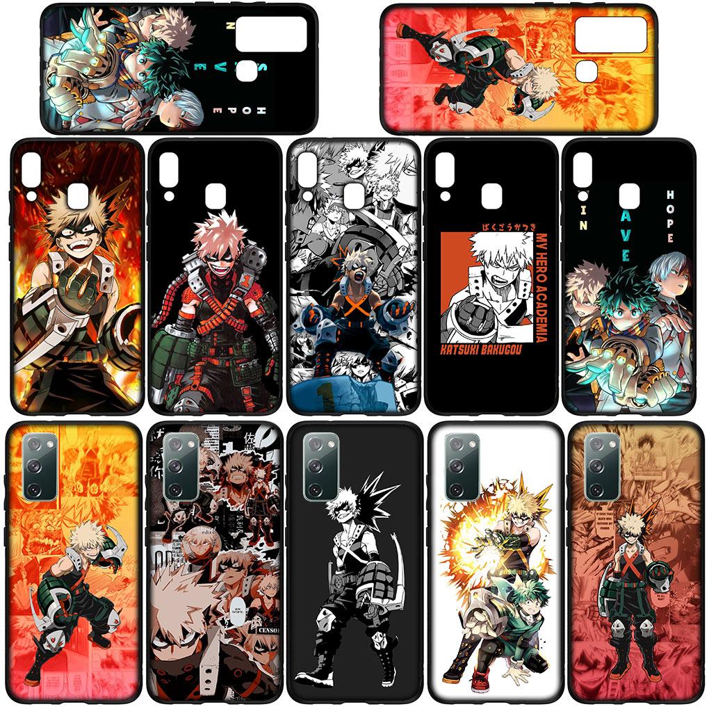 My Hero Academia Katsuki Bakugo BNHA Phone Cover for Xiaomi Redmi Note 11 10 9 8 Pro 9S 10S 11S 9A 9C NFC 9T 10A 10C 8A Case