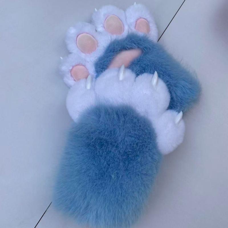 Animal claws, squeaking, furry claws with nails, gloves COS cat claws cute plush finished props
