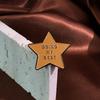 Geometric Chic Star Brooch With Alphabet Letters Stunning Alloy Pin For Stylish And Looks Trendy