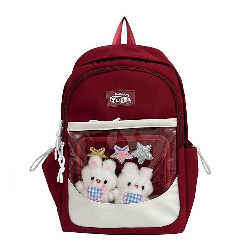 Stylish Large Capacity Nylon Backpack For Students Perfect For School And Outdoor Activities