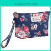 Sac à Cosmétiques Imprimé Imperméable Portable pour Voyage Dames Fermeture Éclair Poignée Sac à Articles de Toilette Sac de Rangement Multifonctionnel Style Minimaliste Moderne