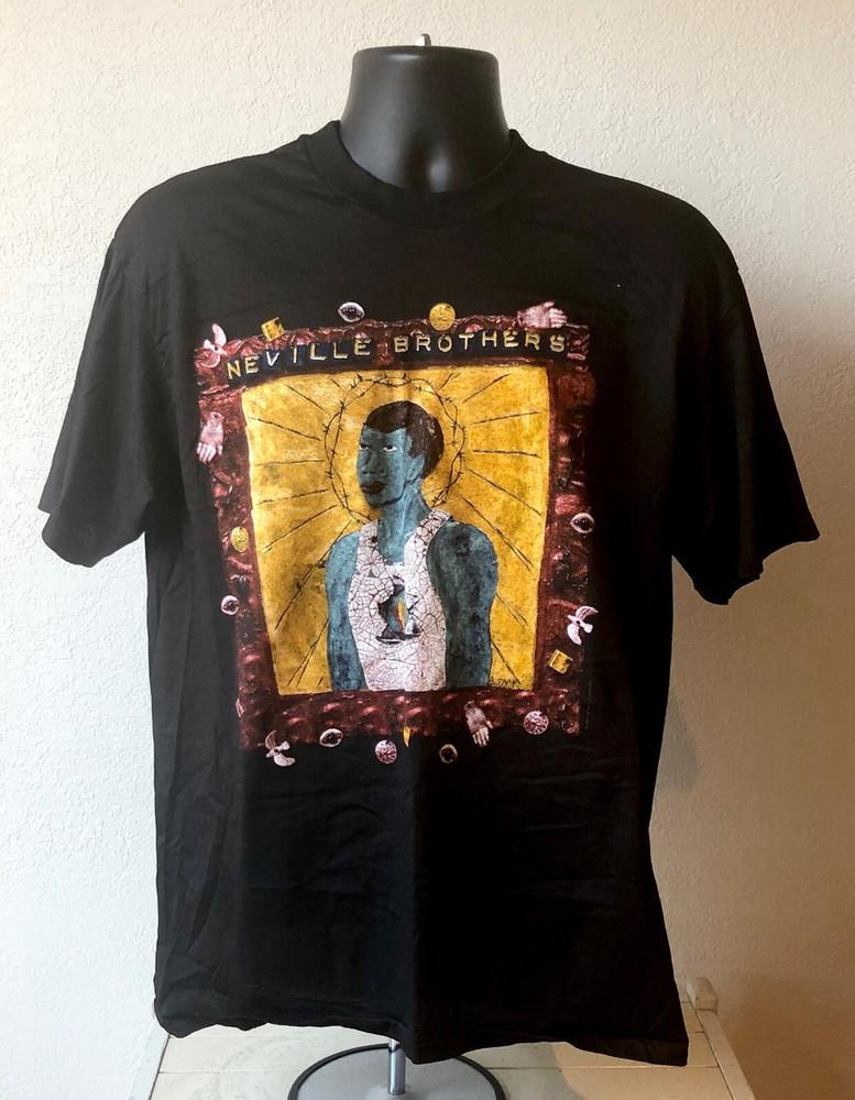 Vintage 1990 Neville Brothers Brothers Keeper T-shirt S-5XL Unisex T-Shirt S