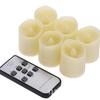 LED Tea Light Candles for Halloween, Christmas, Birthdays, Weddings - Remote Control Night Lights