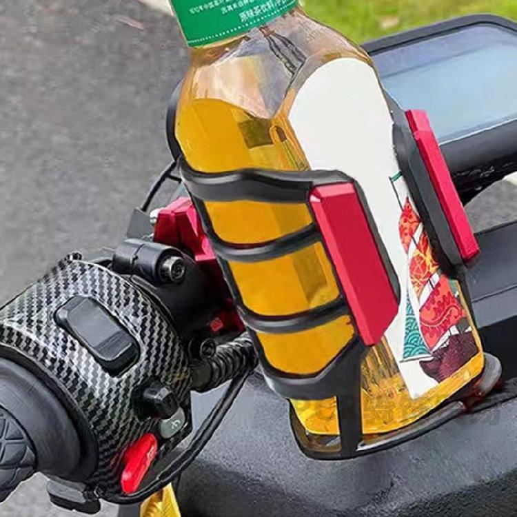 Water Bottle Cage for Motorbike Scooter MTB Handlebar Beverage Drink Cup Holder