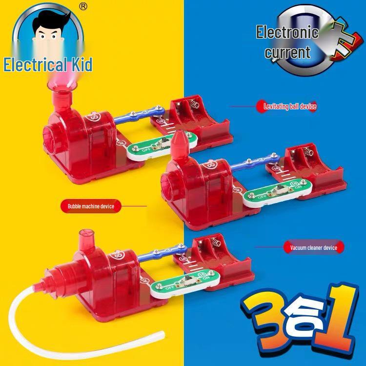 Electric Boy STEM Building Blocks: 9988 Circuit Puzzles & 6688 Science Experiments for Schools