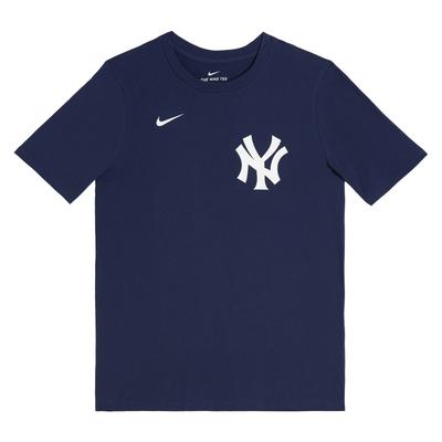 X MLB Collaboration T-Shirt New York Yankees Crew Neck Pullover Comfortable Short Sleeve Kids Tops Navy-Blue 3Z3B3SA4D-NYYDJ