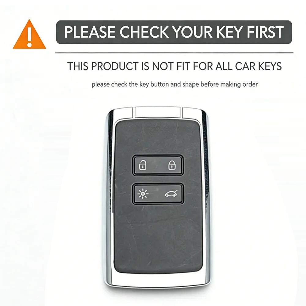 Silicone Smart Remote Control Car Key Case Cover Fob For Renault Captur Koleos Kadjar Arkana Megane Dacia Duster Sandero Stepway