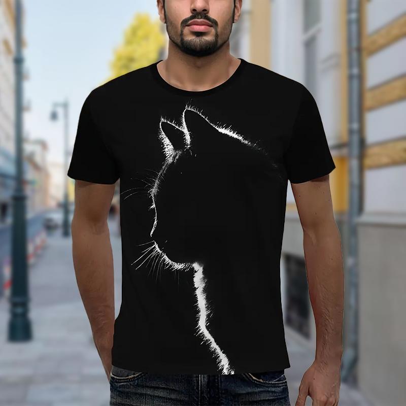 

Новая летняя мужская модная футболка с принтом «Персонализированная мужская футболка» 8XL