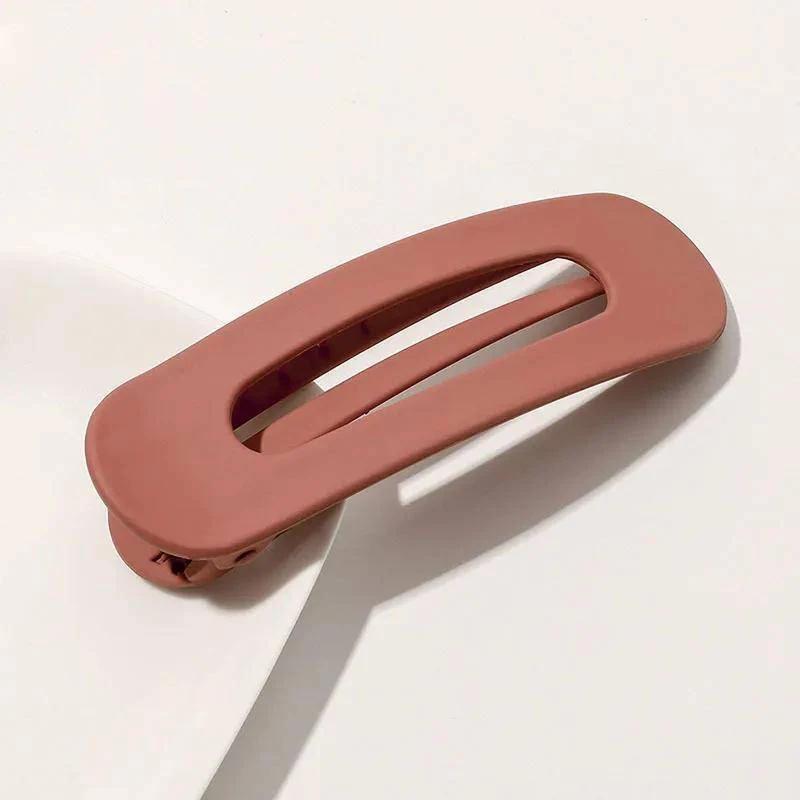 Korean Large BB Clip Simple Solid Color Seamless Hair Clip for Women Fashion Duckbill Clip Hairpin Girl Hair Accessories