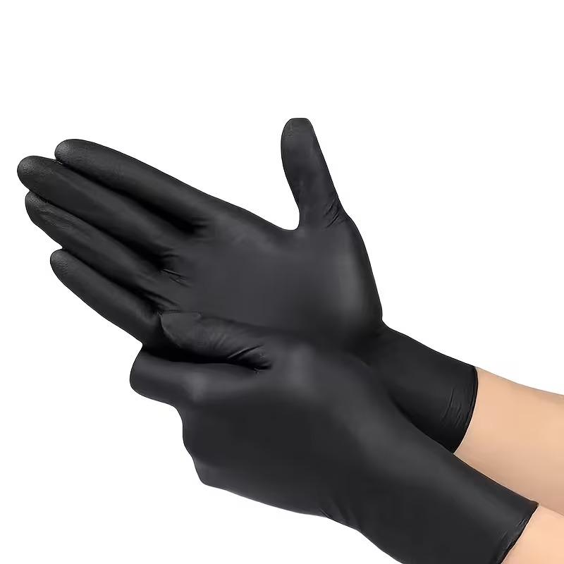 

30/60/100PCS Disposable Black Nitrile Gloves Household Kitchen Cleaning Gloves Suitable Dishwashing Hair Dyeing Manicure Tools 30PCS