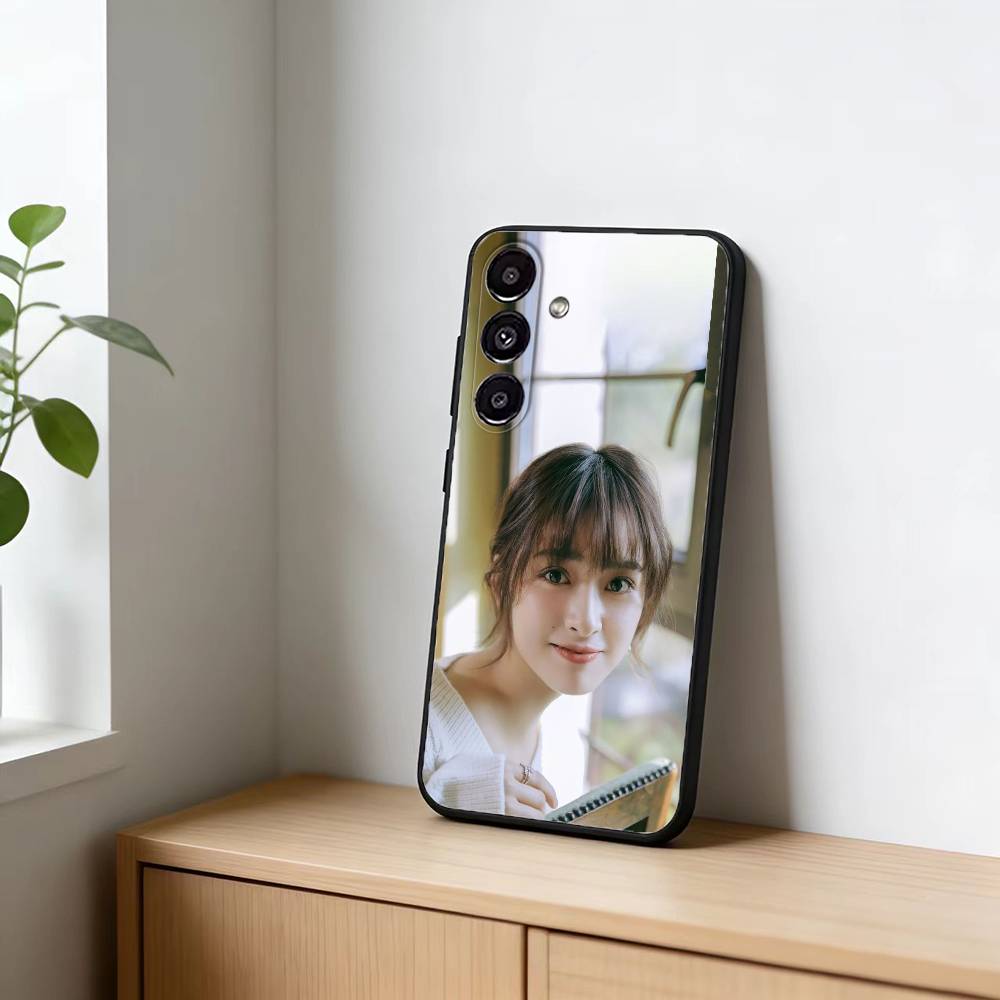 Chinese Actress S-Shen Y-Yue Phone Case For Samsung Galaxy A91,80,73,72 ,71,53,52,32 ,31,22,21s,20,Soft Black Case