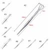 2-in-1 Bonsai Tweezers Mini Gardening Rake Soil Farming Tool Stainless Steel Root Rake  Loosen Soil