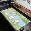 Gaming keyboardpad Office Soft Non-Slip Carpet Rubber Mice Pad New Models Cute Rabbit Pink Anime Mousepad Home HD Print Mousepad