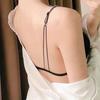 Franse Stijl Kant Dunne Bandjes Zonder Beugel Ultradun Ademend Rugloos Voorsluiting Driehoek Cup BH