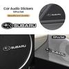 10Pcs Car Audio Stickers Auto Door Speaker Decals Accessories For Subaru Crosstrek Forester Outback Impreza BRZ WRX Ascent REX WW111