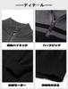 TACVASEN Winter Golf Knit Warm Long High Plus Size L Men's Wear, Black, Half-Zip Sweater, Loungewear, Sleeve, Neck, Sizes, Cotton, Black,