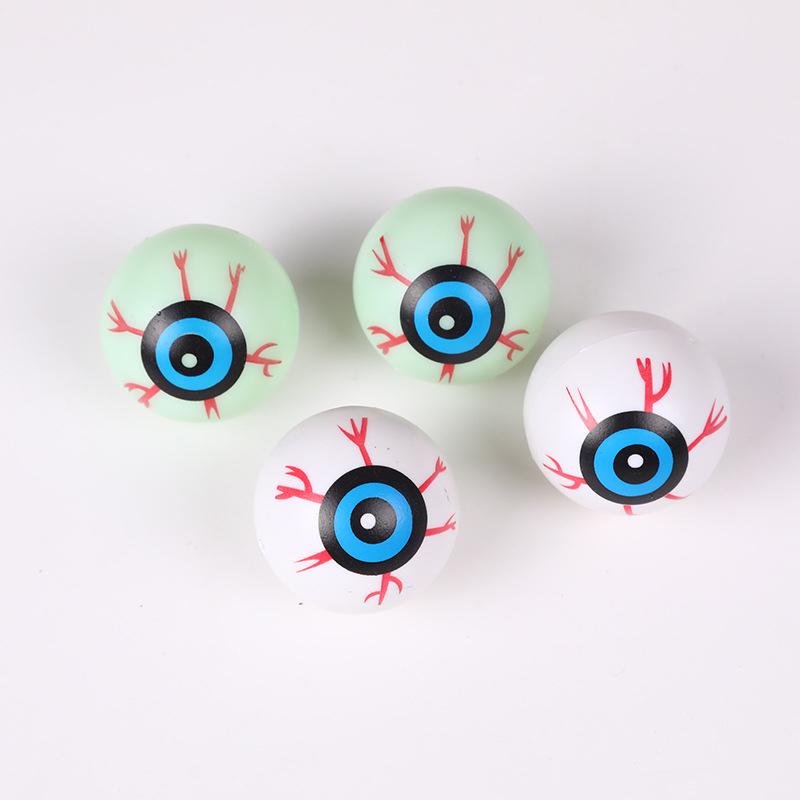 10Pcs/Lot Halloween Theme Decoration 3D Red Blue Eyeball Crafts Keychains Handmade Gifts Haunted House Home Bar Horror Props