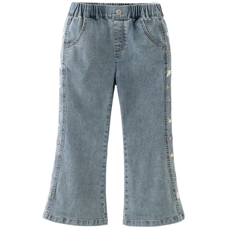 DAVE & BELLA Girls' Flared Denim Jeans