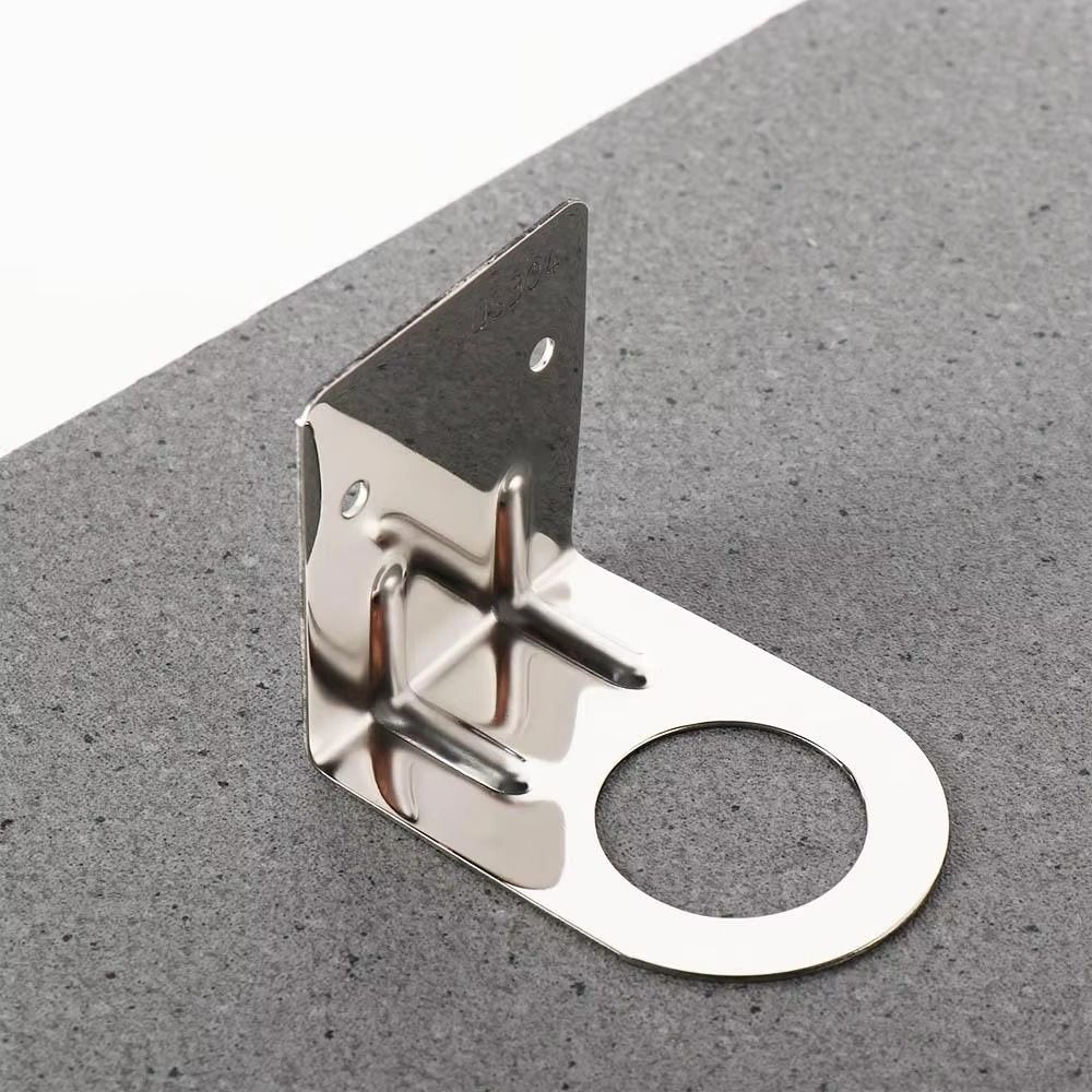 2Pcs Stainless Steel Shower Gel Holder Wall Hanger Dispenser Organizer Hook