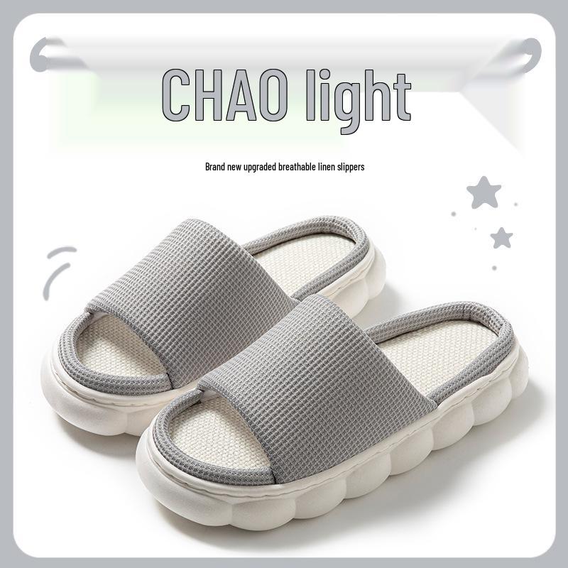 Women's Winter Non-Slip Plush Slippers - Thick-Soled, Warm Indoor Cotton Slippers