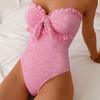 Women's One Piece Swimsuit with Adjustable Straps 0896