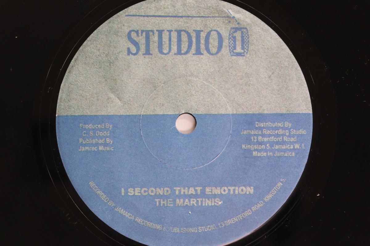 

7inch Record MARTINIS / ANTHONY ROCKY ELLIS - Second That Emotion / Please Be Tru NONE STUDIO ONE UK Reggae, Ska & Dub Used