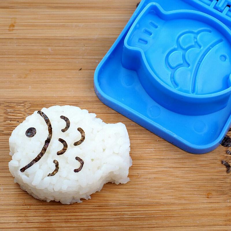 6Pcs Multicolor Egg Mold Sandwich Bento Rice Mould Sushi Maker Boiled Decor