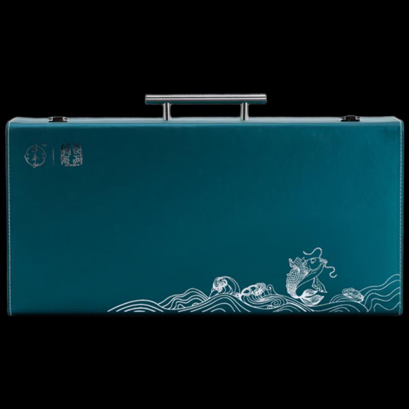 Wanchunhe Koi Leaping Dragon Gate Ceramic Tea Set