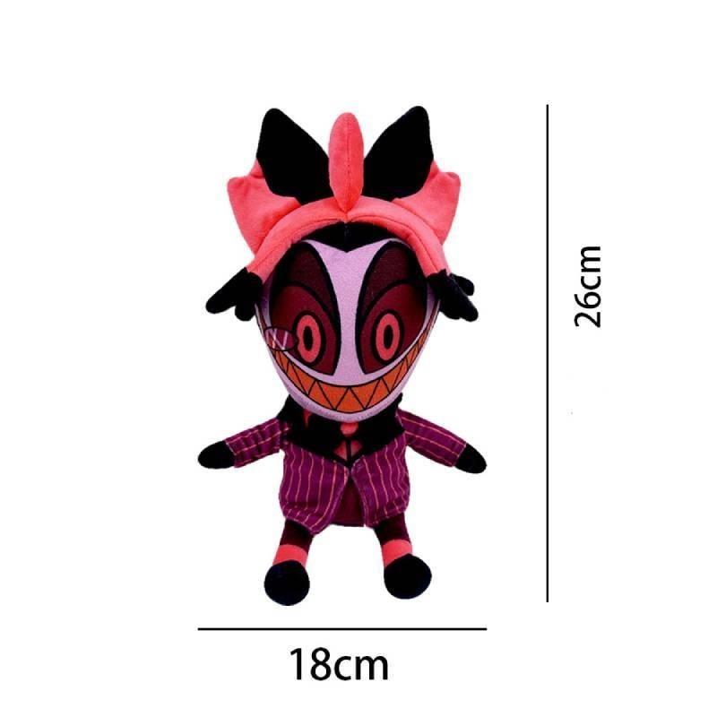 New Hazbin Hotel Plush Hell Hotel Stuffed Toy Doll Short Plush Animal Cartoon Character Pp Cotton Filling Pink Pig Angel Struthers Clown