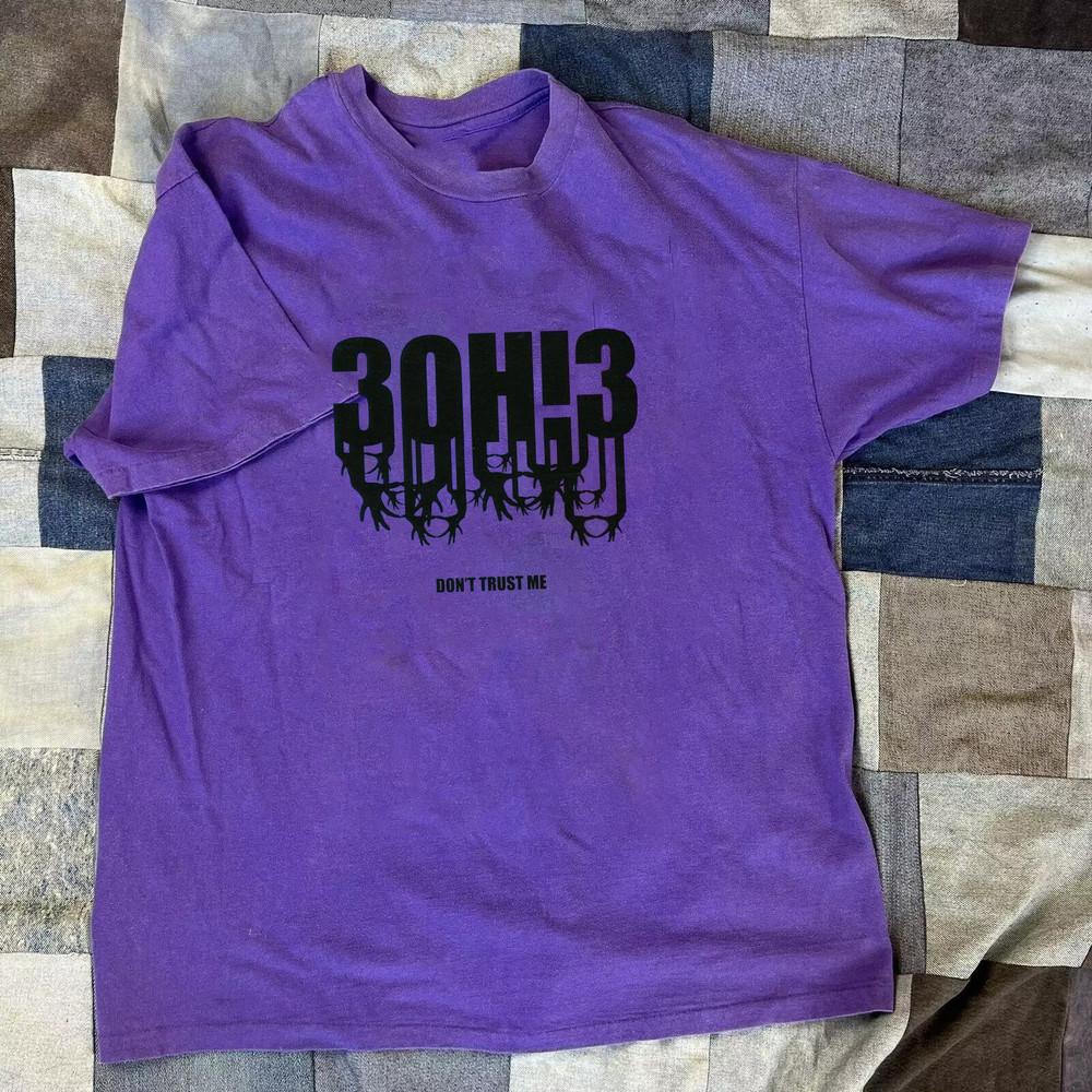 3OH!3 - Don t Trust Me Shirt Purple Cotton All size S-5XL DM963 Unisex T-Shirt XL