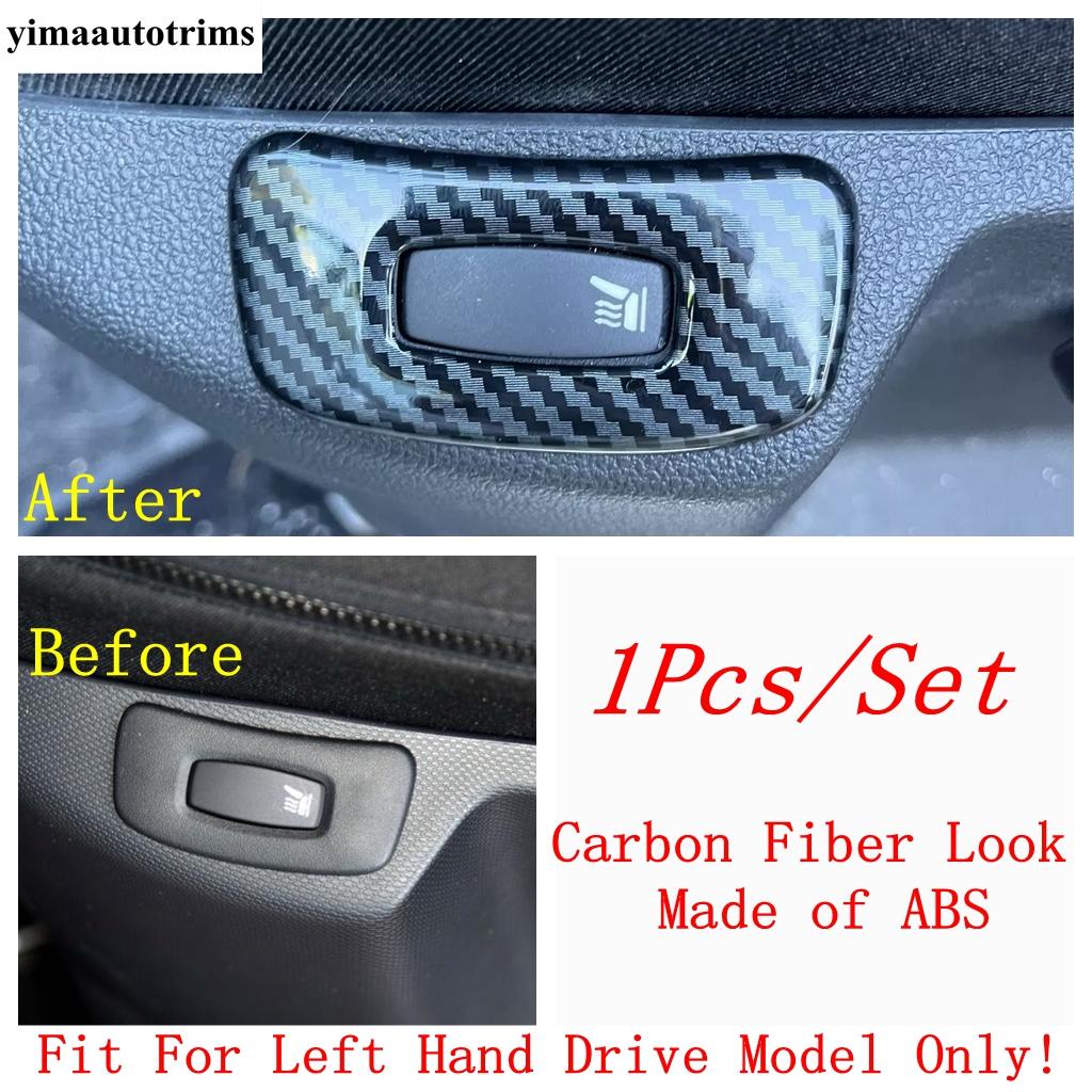 

Window Lift Panel / Steering Wheel Frame / Handle Bowl / Seat Heating Button Cover Trim Accessories For Renault Captur 2014-2018 Model A
