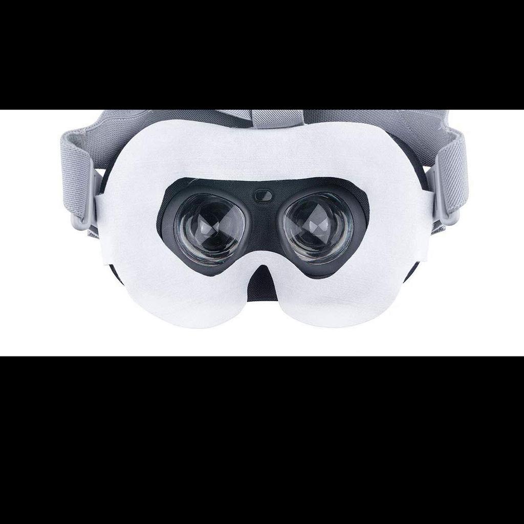 LUCKYBEE VR Oční maska, Obličejová maska, Hygienická látka, VR MASKA, Obličejový polštářek, Kryt proti skvrnám od potu, Snadné nošení, Náhradní hygienická látka pro