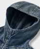 Dimitri Black Balaclava Slash Hood Zip-Up_Denim Dust Indigo