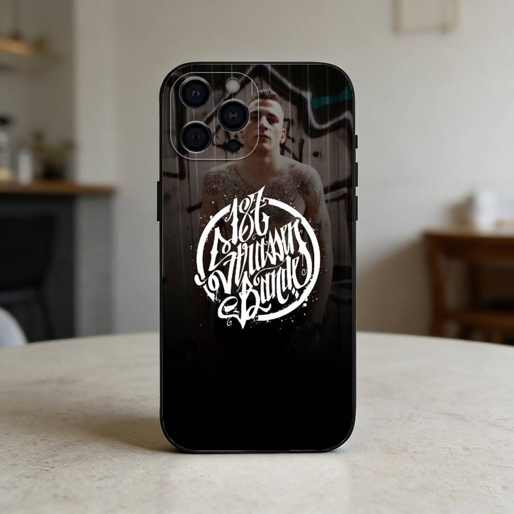 S-Strassenbande 187 M-Music Phone Case Silicone Black Soft For IPhone 17,16,15,14,13,12,11,SE,Plus Pro Max