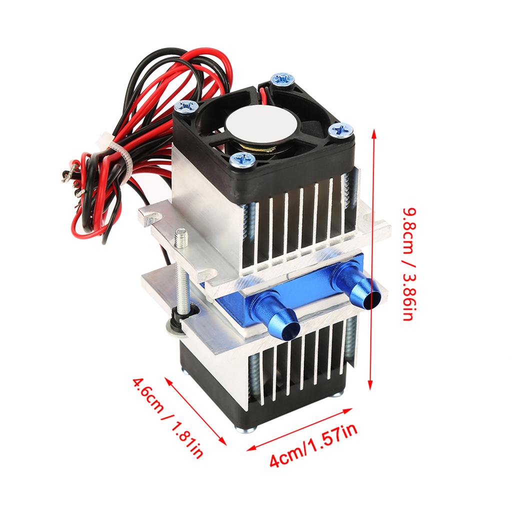 Semiconductor Thermoelectric Cooler Peltier Refrigeration Water Cooling Device 120W