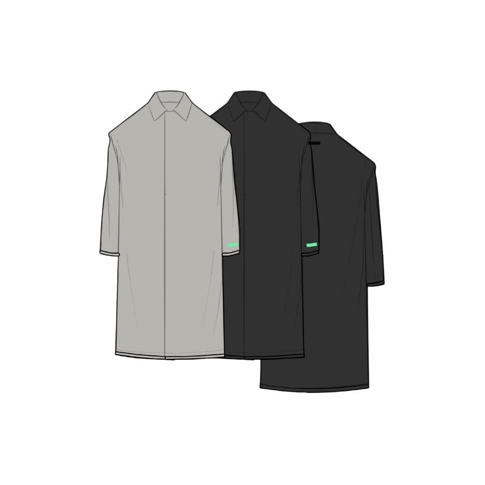 

Fear of God Essentials Car Coat Jet Black Мужская верхняя одежда 202SP244604F S