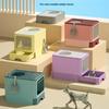 Extra Large Enclosed Cat Litter Box with Deodorizing and Anti-Splash Features for Large Cats and Kittens