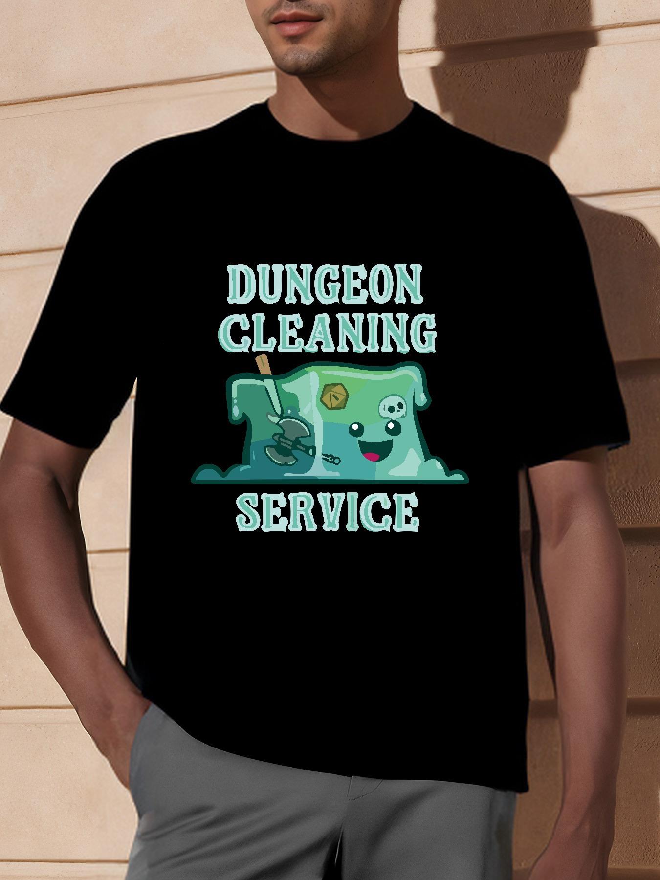 T-Shirt Y2K Dungeon Cleaning Service S