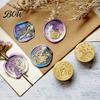 Wedding Invitation Stamp Brass Wax Seal Heads, Alphabet Christmas Embossed Sealing Artistic Relief Head for Envelope Gift Wrapping Journal Scrapbook
