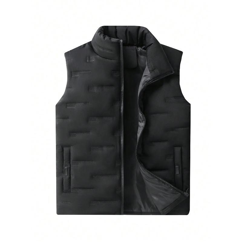Mens Vest Jacket Warm Sleeveless Jackets Winter Waterproof Keep warm Coat Autumn Stand-up Collar Casual Waistcoat Brand Clothing